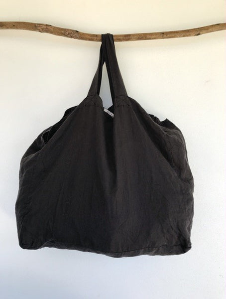 Linen Market Tote | Ink