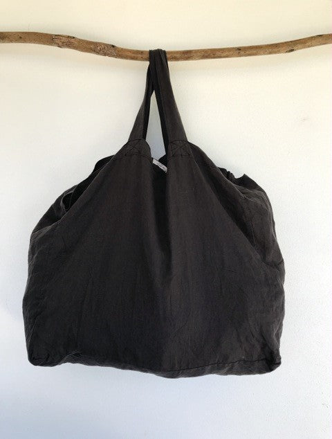 Linen Market Tote | Ink