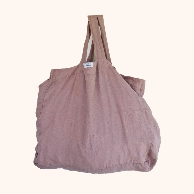 Linen Market Tote | Rosewood