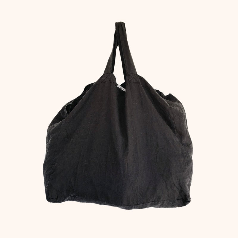 Linen Market Tote | Poppyseed
