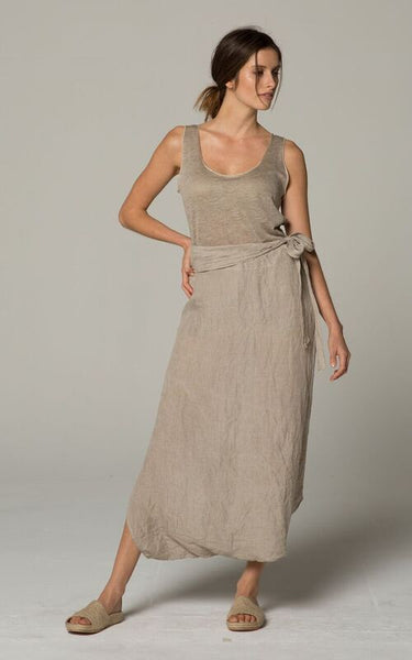 natural linen pants skirt