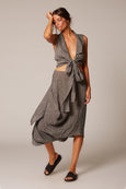 Estilo Emporio | Annex Linen Skirt | Natural