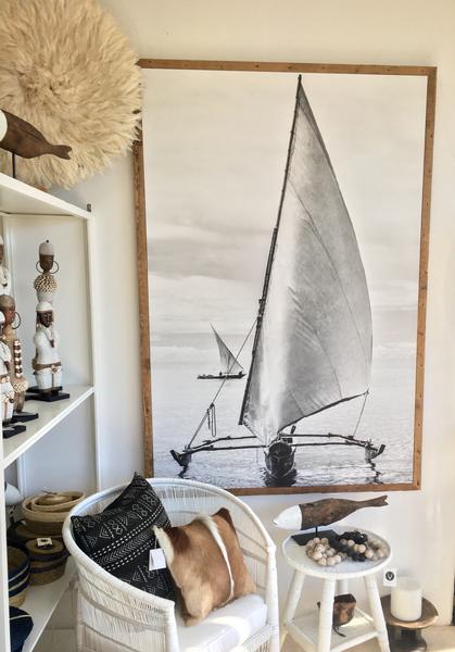 Sailing Dhows - Stretched Canvas Framed 187 x 127