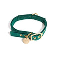 Emerald Washable Velvet Cat and Dog Collar - Large, Small, Medium