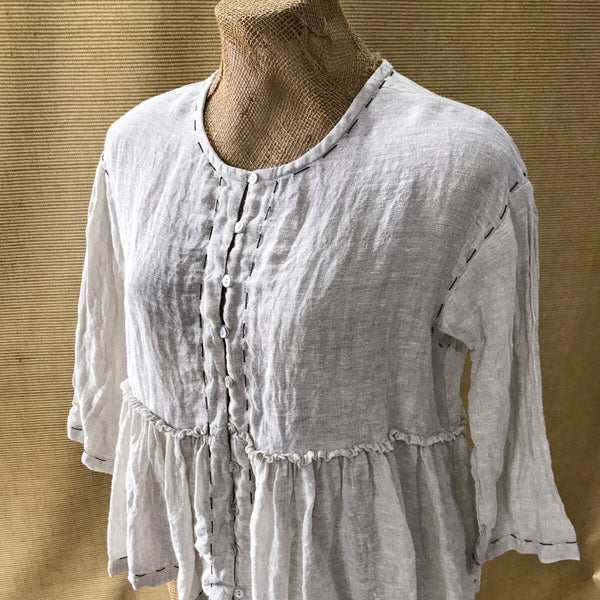 Eva Cassis | Dalia Jacket | Natural