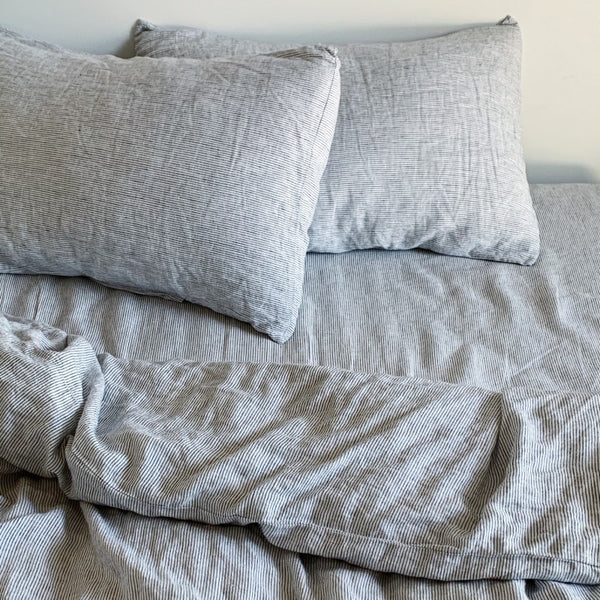 LINEN DUVET | Pin Stripe - King Size
