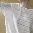 Riva Tee - Soft White Lithuanian Linen