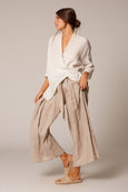 Estilo Emporio | Greco Linen Top | Panna White
