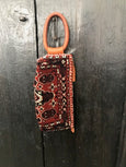 hamimi living Boho Wristlet Clutch tan prayer blanket
