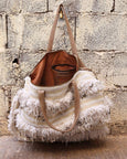 Khenifra Overnight Bag in White