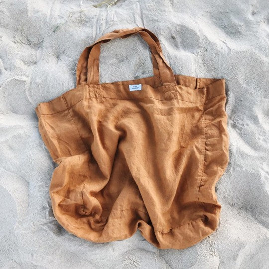 Linen Market Tote | Amber