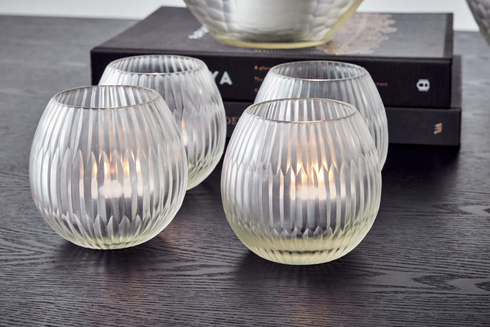 Spear Cut Mouth Blown Votives