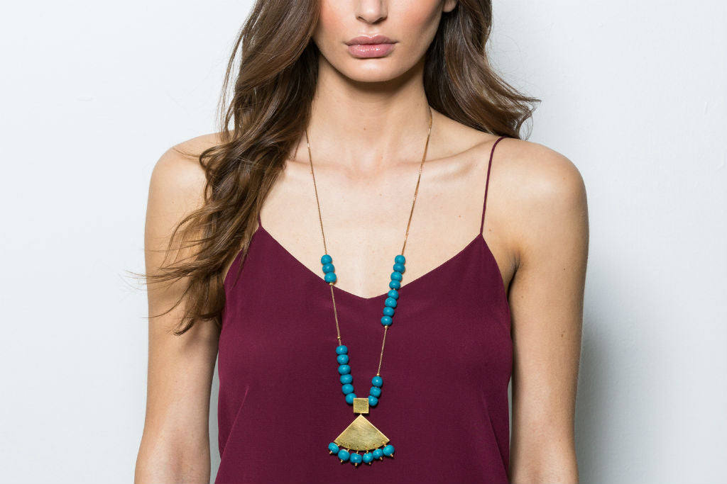 Nala Triangle Necklace