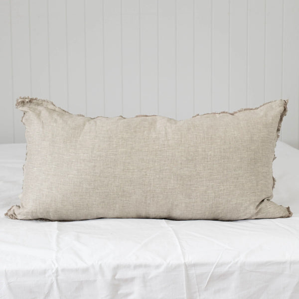 Natural Freyed Lumber Cushion
