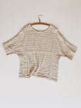 Riva Tee - Lithuanian Linen/Cotton Natural