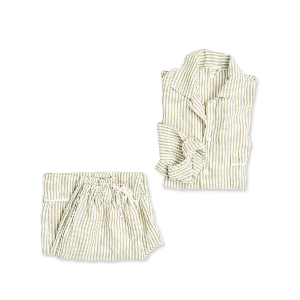 Olive Stripe Pyjamas
