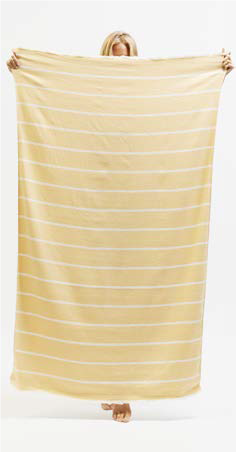 Sugarloop Beach Towel in Lemon