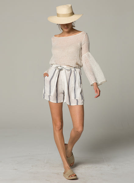 Estilo Emporio | Twiggy Linen Top | White