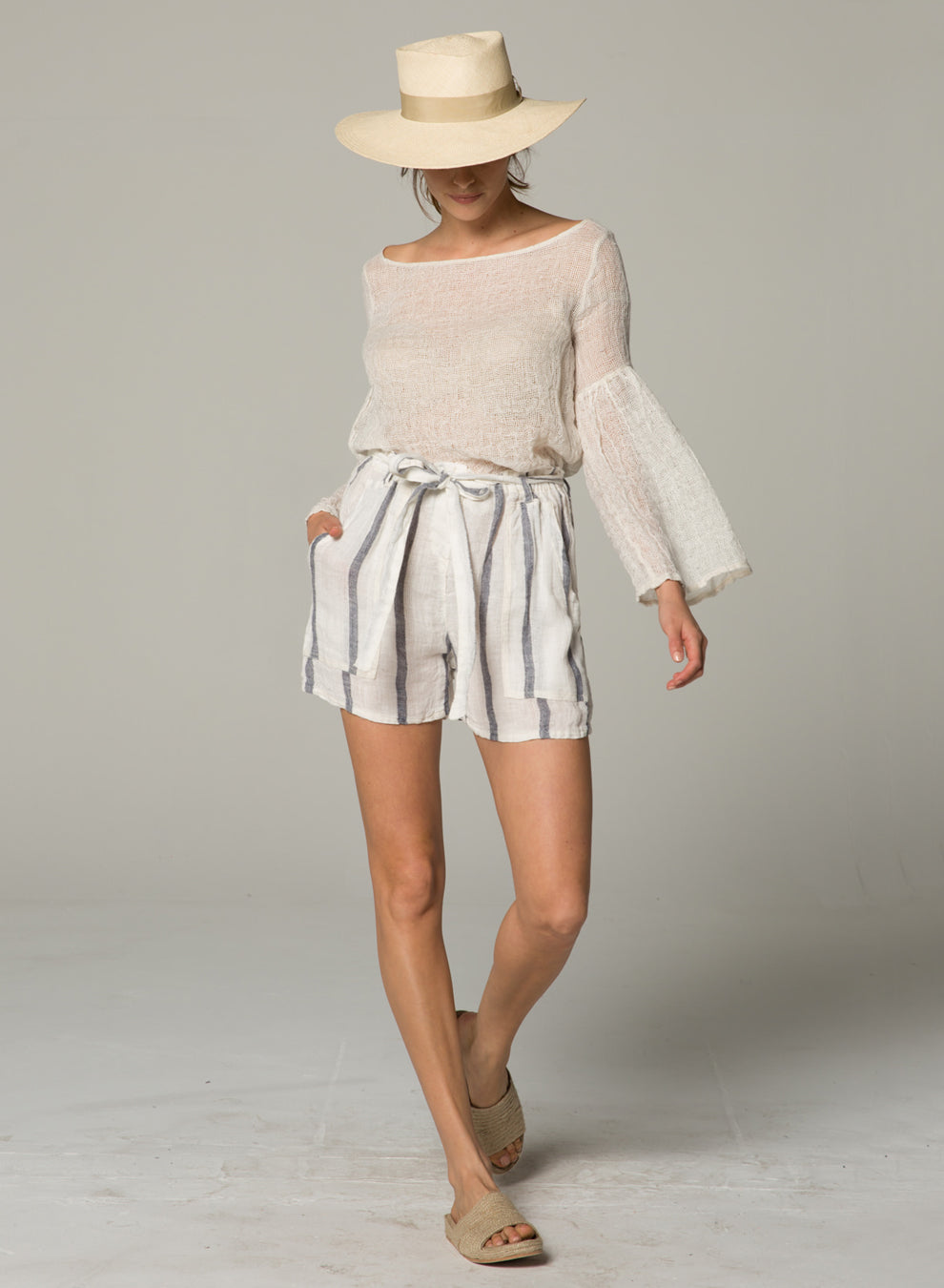 Estilo Emporio | Twiggy Linen Top | White