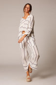 Estilo Emprio | Breeze Linen Top | Atlantic Stripe