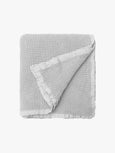 Large Waffle Blanket Silver