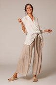 Estilo Emporio | Greco Linen Top | Panna White