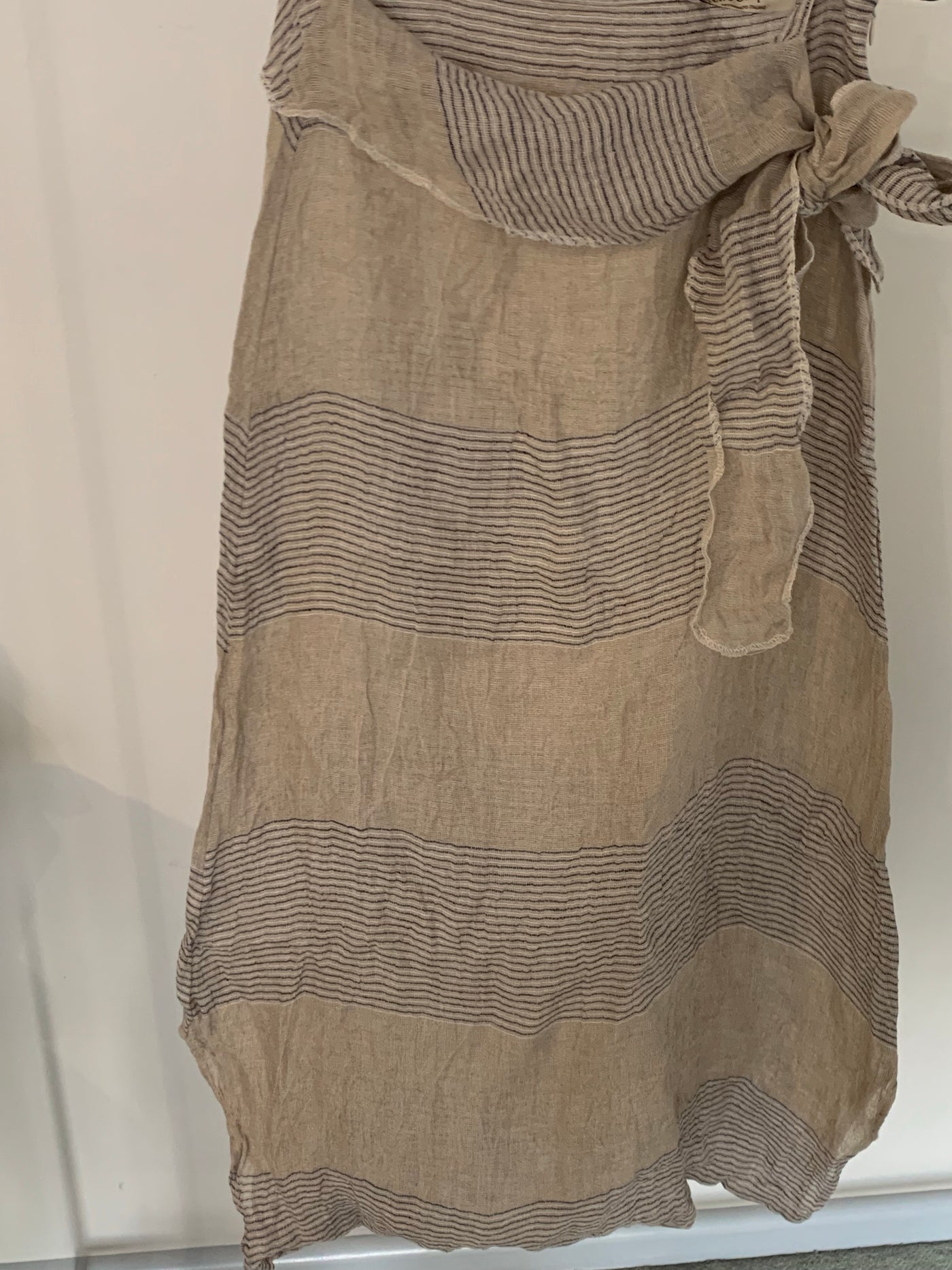 Souk Linen Pants | Natural Stripe