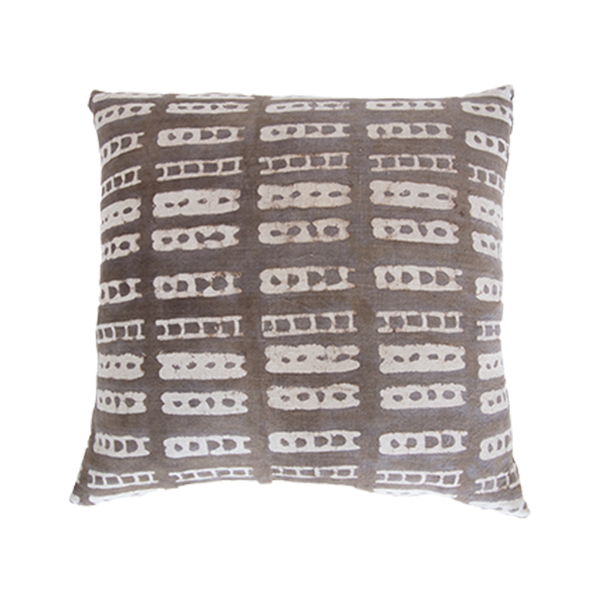 Mud Dye Indian Ladder Square Cushion 60 x 60cm