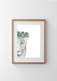 Linda The Lioness Print