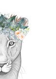Linda The Lioness Print