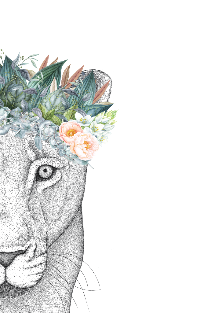 Linda The Lioness Print