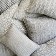 Zaire Dark Mud Linen Cushion