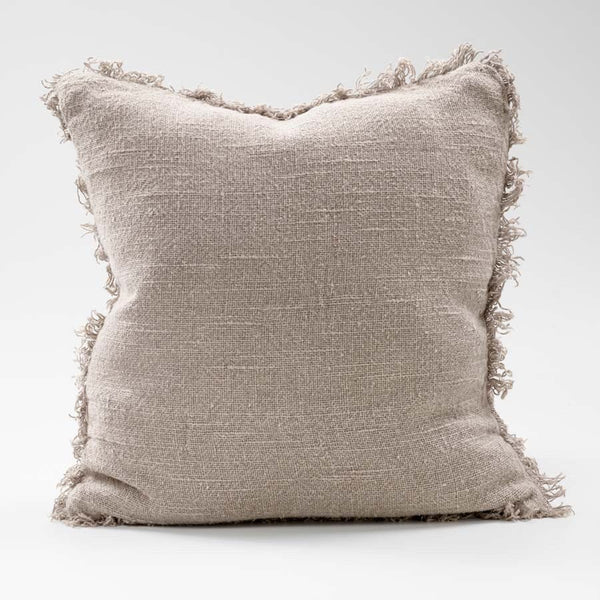 Bedouin Linen Cushion - Natural 50 x 50