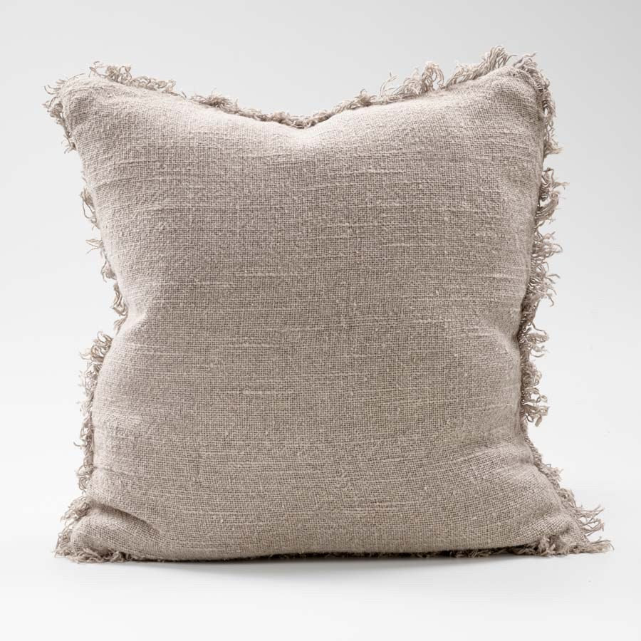 Bedouin Linen Cushion - Natural 50 x 50