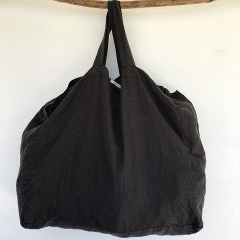 Linen Market Tote | Ink
