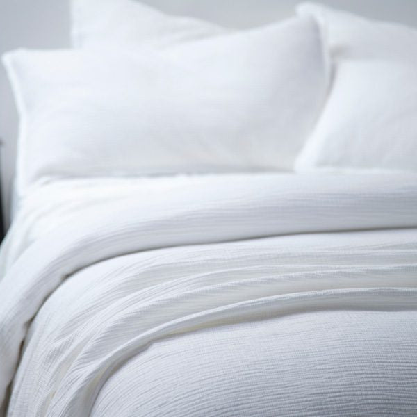Ripple Duvet Cover - White