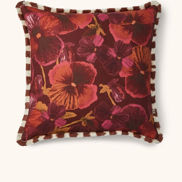 Wild Pansy Cushion 60cm