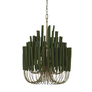 Woodstock Pendant Green & Gold - Limited Stock
