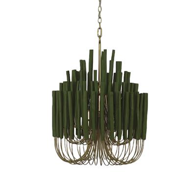 Woodstock Pendant Green & Gold - Limited Stock