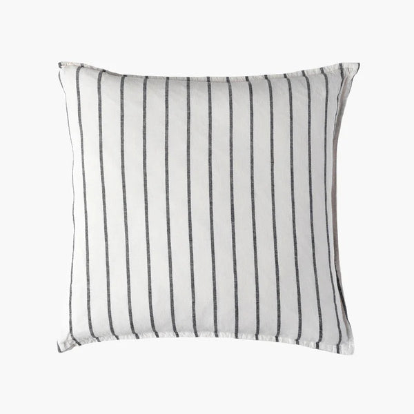 Graphite Stripe Cushion  50 x 50