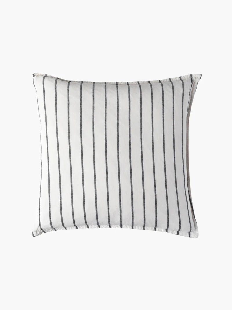 Graphite Stripe Cushion  50 x 50