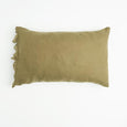 Society of Wanderers | Ruffle Pillowcase Set | Olive