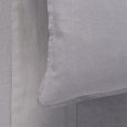 Mondo Linen QB Sheet Set in Smoke Grey