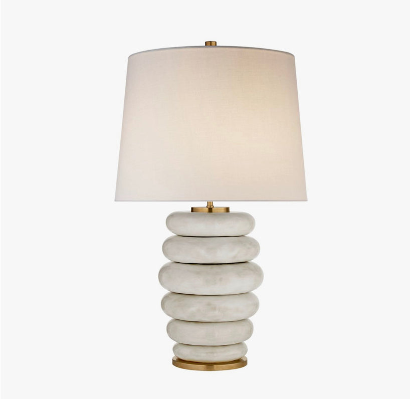 Phoebe Stacked Table Lamp - CUSTOM ORDER